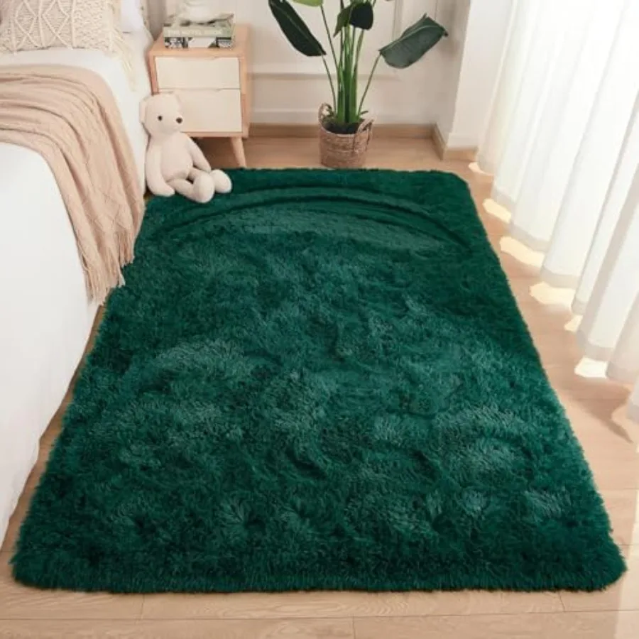 

Soft Modern Indoor Shaggy Area Rug for Bedroom Living Room Dorm Room Home Decorative NonSlip Plush Fluffy Furry Fur Rugs Comfy