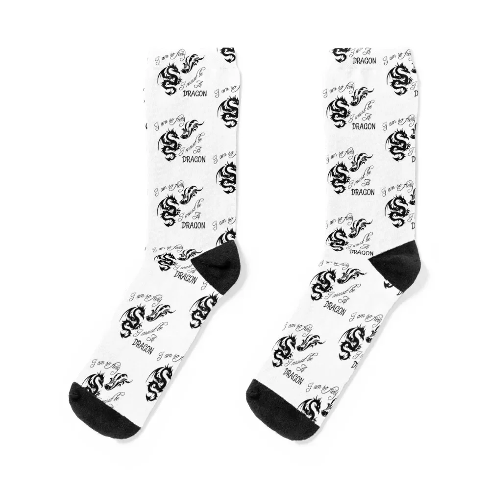 

I am so fiery, I must be a dragon Socks man christmas gift Socks For Women Men's
