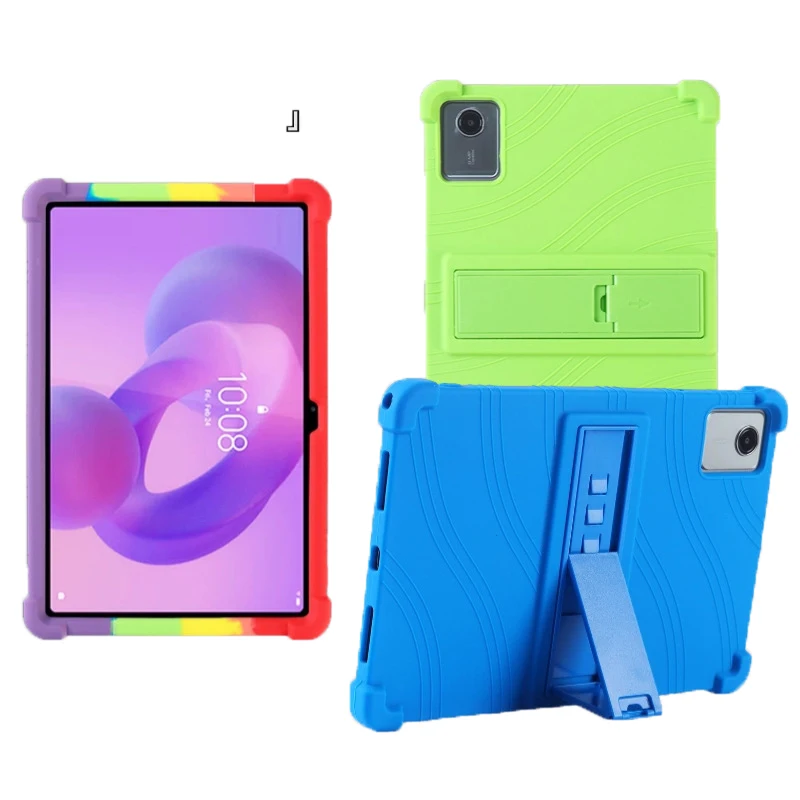Kids Shockproof Soft Silicone Case For Lenovo K11 Gen 2 TB336ZU 11.5 Anti‑Fall Stand Protective Cover For Lenovo K11 Gen2 Funda