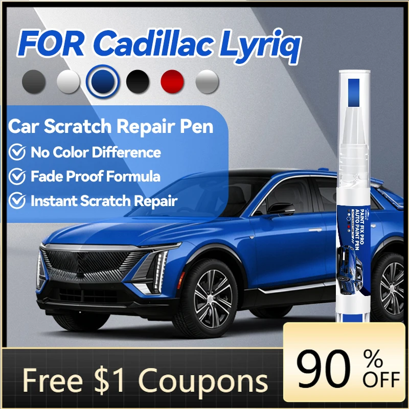 

Tool Car Accessories For Cadillac LYRIQ Paint Repair Pen Touch Up Scratch Remover DIY Auto Accessories Silver Crystal White B
