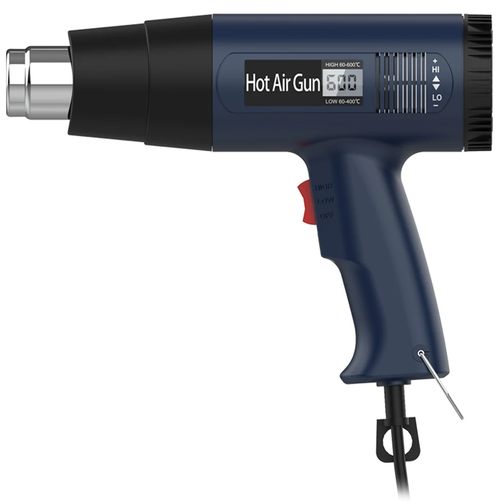 220V 2000W Electric Heater Heat Gun Variable Temperature for Professional Hot Air Gun of Shrinking PVC, Degumming, Desoldering