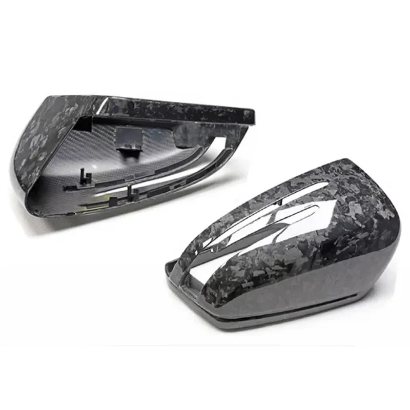 For Mercedes Benz GLE ML R GLS G Class G500 X166 W463 W166 Shells Rearview Cap Carbon fiber rear view mirror case cover body kit