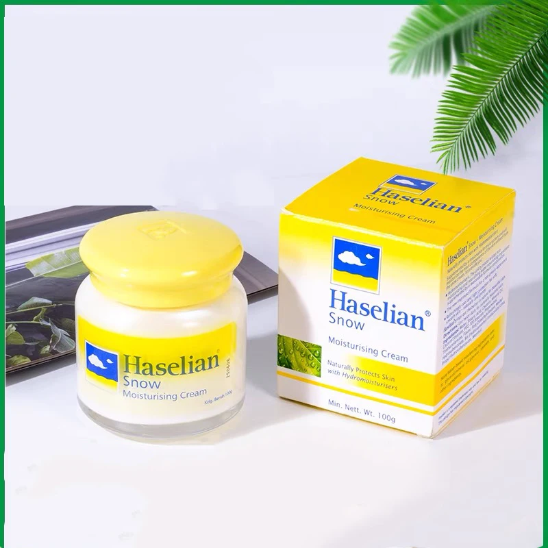 100g HASELIAN Snow Moisturizing Cream for Normal To Dry Skin Repair Skin Barrier Facial Moisturizer