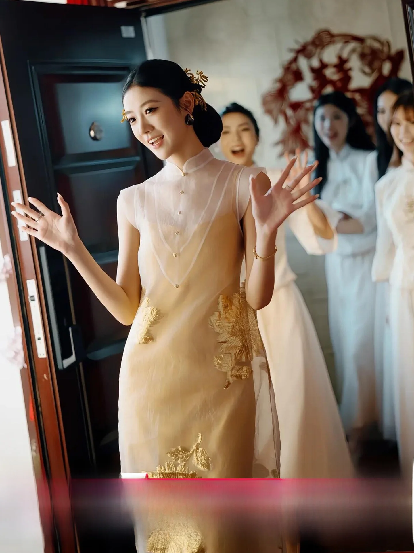 

Ele Morning Robe Wedding Dr Two-Piece Set for Women Luxury mat Design Sensation Long Svel Polyester Gown