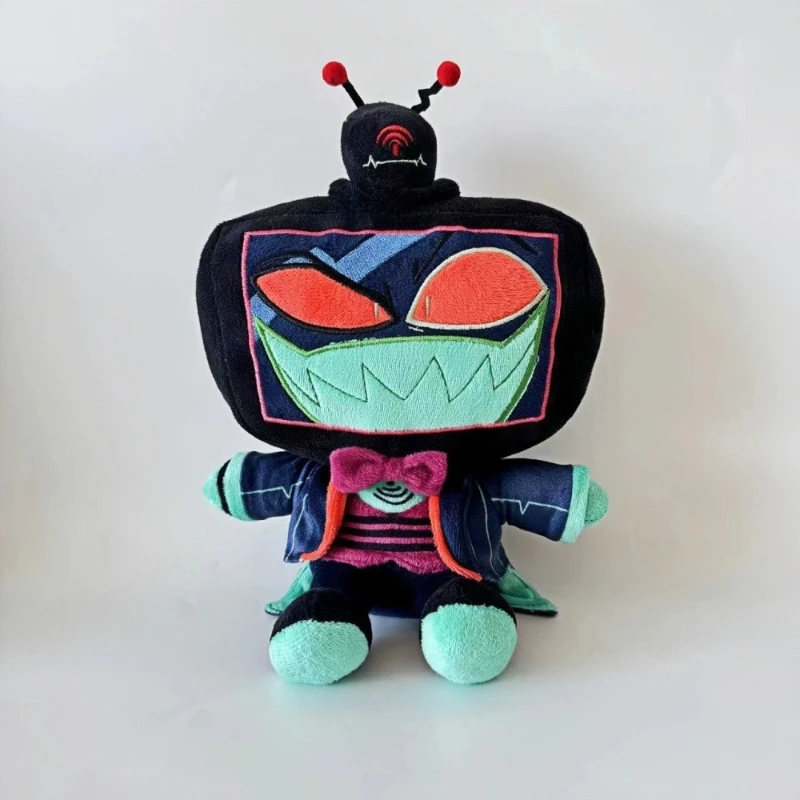

New 25cm Hazbin Hotel Demon Baby Clown Plush Toy Hell Inn Doll Cute Soft Fashion Plush Toy for Kids Boys Girls Holiday Gift