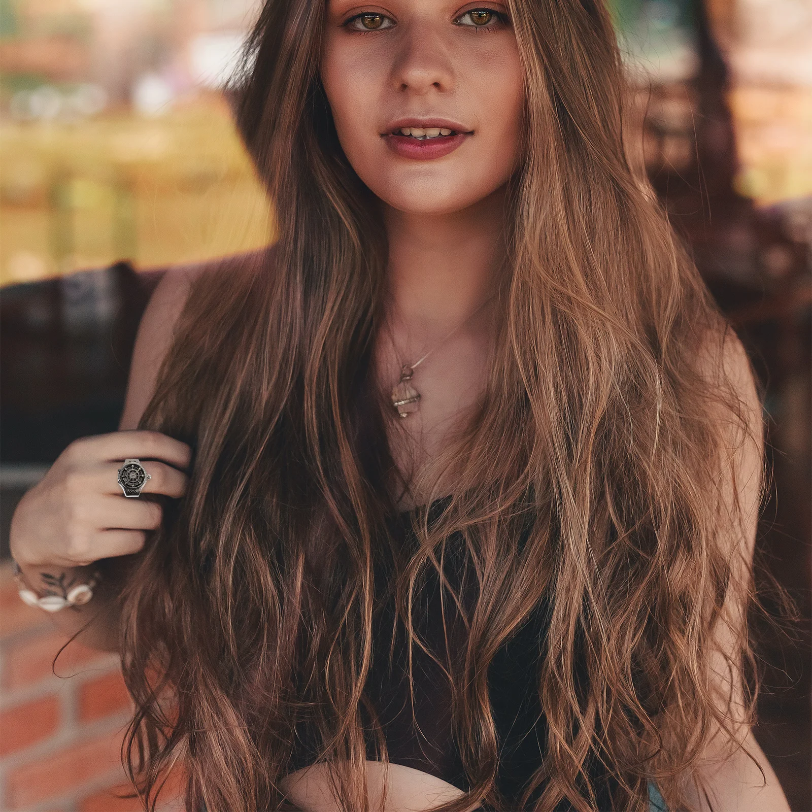 2 pezzi orologi con anello da dito retrò in lega di zinco design creativo orologio flip-open casual per decorazioni orologi da donna con anello alla moda