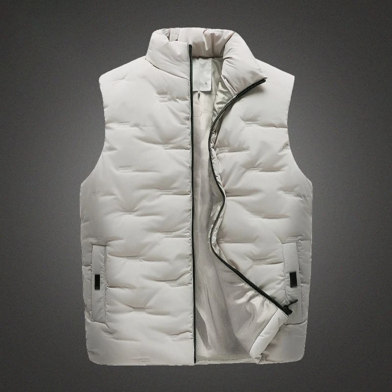 

2025 New Men's Versatile Thin Down Vest Autumn Winter Outerwear Stylish Lightweight Cape for Layering​