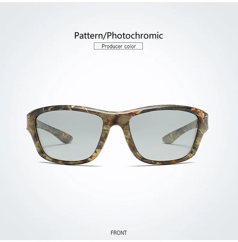 Photochrome Polarisierte Sport Vintage Sonnenbrille Männer Frauen Angeln Radfahren Fahren Bergsteigen Sport Retro Sonnenbrille UV400 – Detail 16