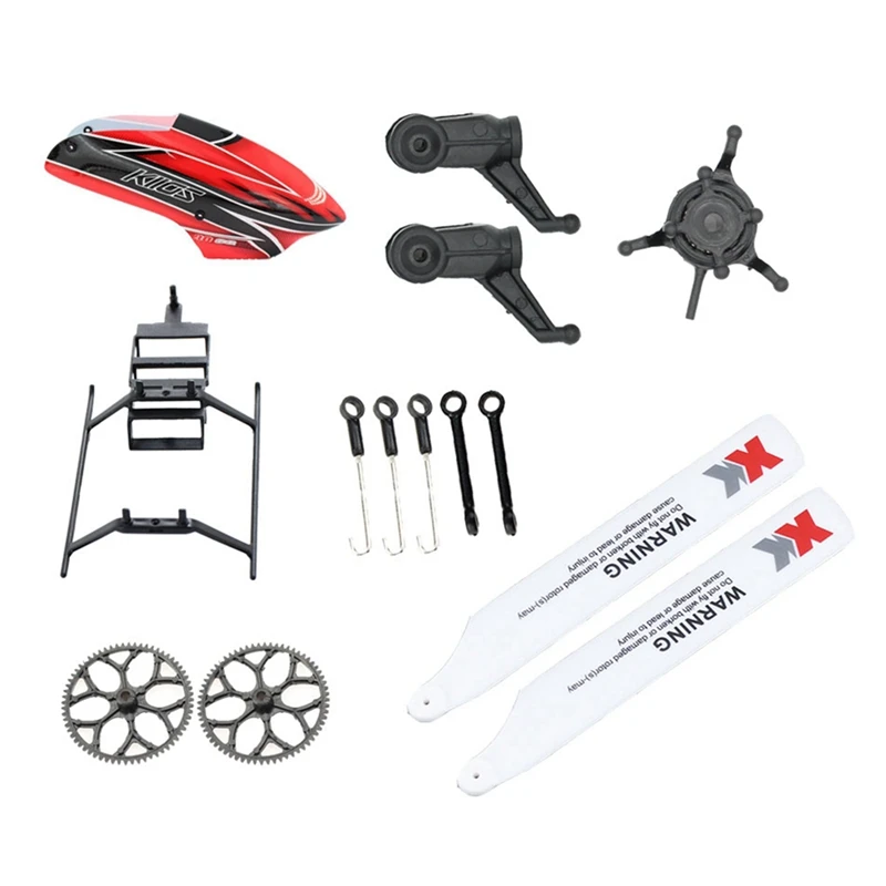 FBIL-RC Helikopter Accessoire Set Voor Wltoys Xk K110 S Rc Helikopter Upgrade Onderdelen