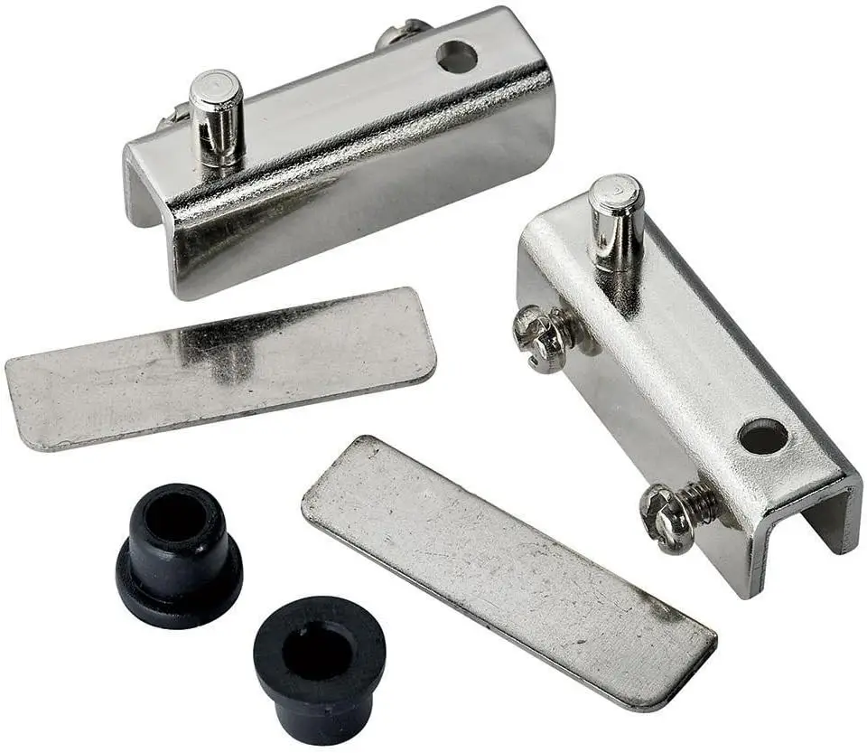 

Pivot Hinge for Free Swinging Glass Doors, Polished Chrome (Pair)