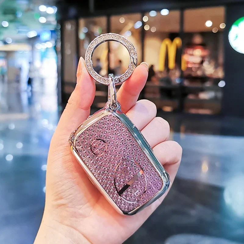 

Suitable for the old BYD keycase F3 S6 L3 F0 G5 E6 S7 M6 G3R keycover keyshell Keychain Car buckle car key bag cute bear bag