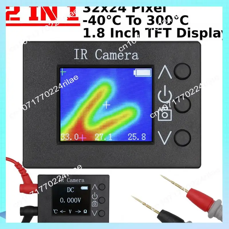 

A17Z Инфракрасный тепловизор TFT-экран Инфракрасный тепловизор 32X24 пикселей Точки Инфракрасная камера с датчиком температуры