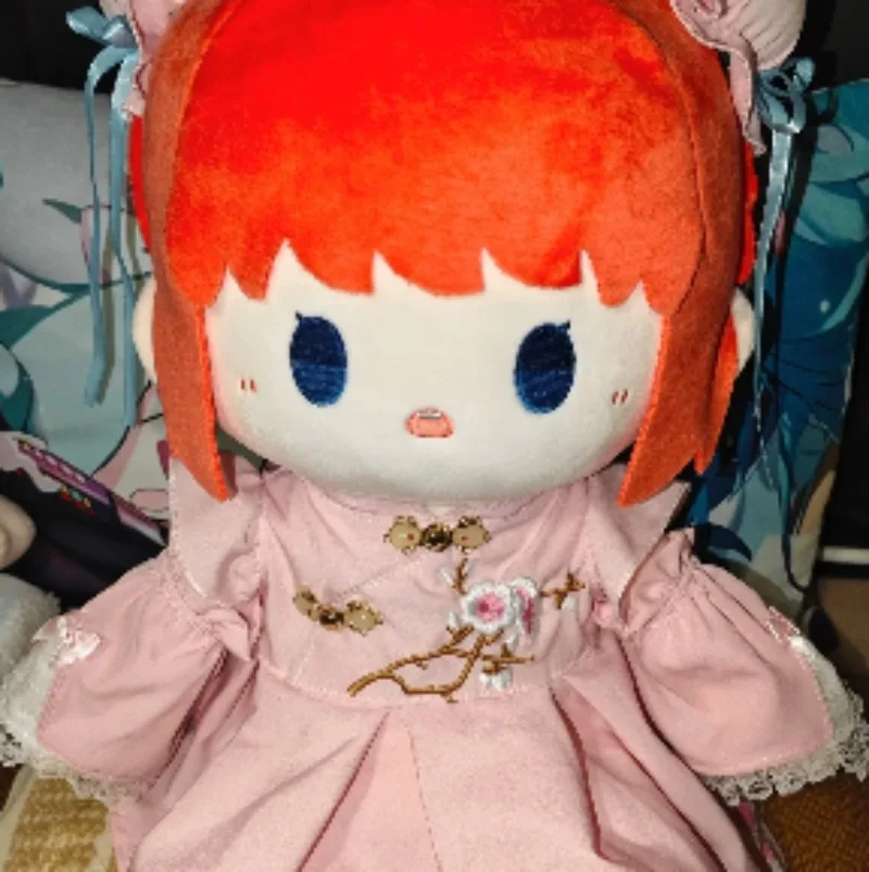 

Аниме GINTAMA Kagura 40 см плюшевое платье хлопковая кукла одежда плюшевые очаровательные деликатесные уши игрушки для детей рождественский подарок