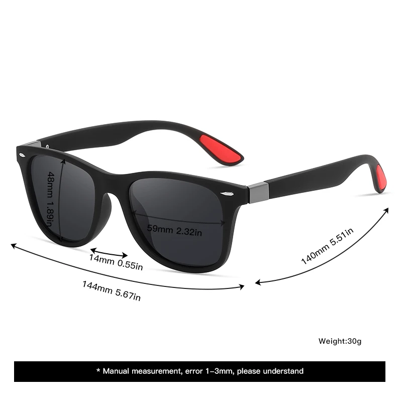 نظارات Vabbon Classy الكلاسيكية للرجال نظارات شمسية مستقطبة عصرية للاستخدام الخارجي مضادة للأشعة فوق البنفسجية للقيادة وصيد الأسماك، هدية مميزة P061