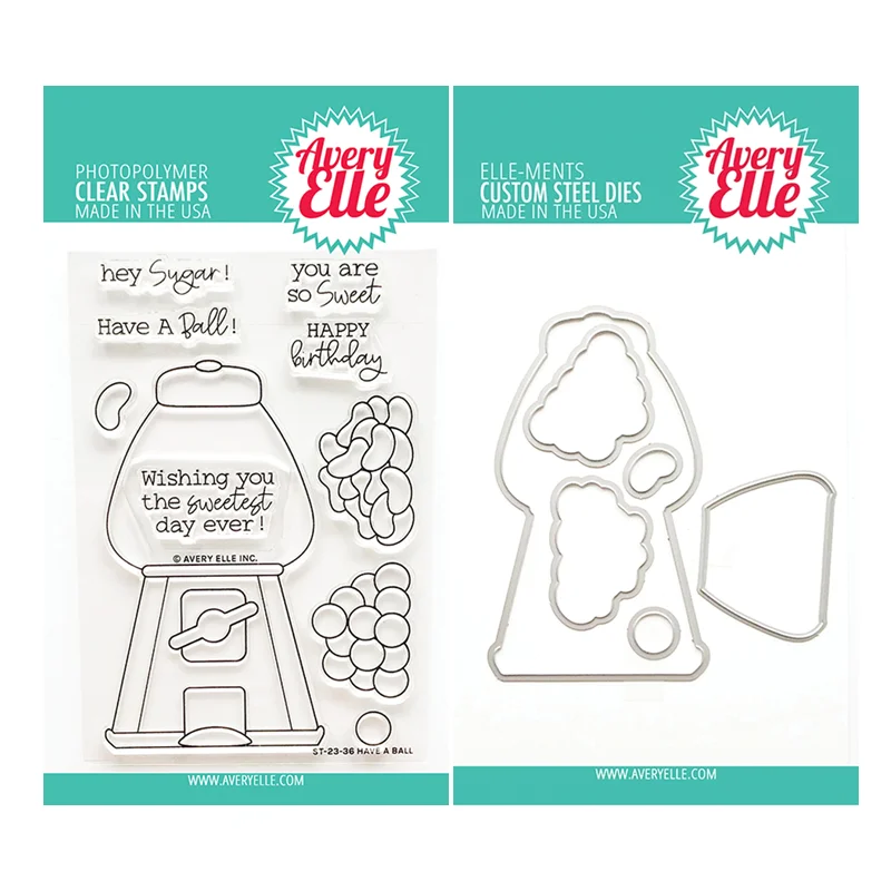 New August 2023 Have A Ball Wishes Cutting Dies for Paper Making Clear Stamps Scrapbooking Embossing Frame Card