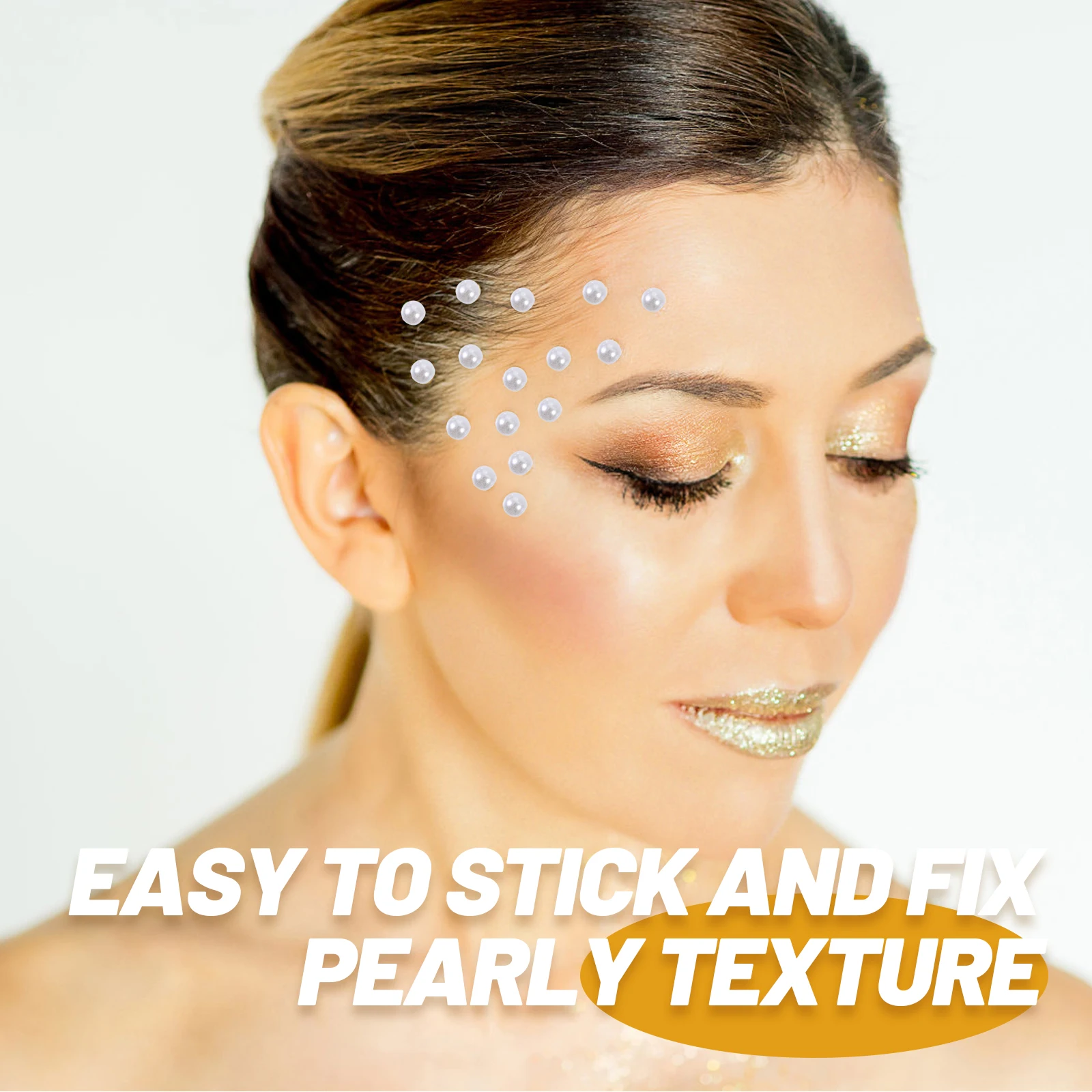

1 Box Pearl Charms Delicate Round Half Pearls Simulated Craft Decorations Art Accessories Flatback Replaceable Nail Charms