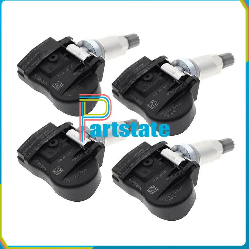 4PCS 40700-3AN0C 40700-3AN0B 40700-3AN0A TPMS SENSOR TIRE PRESSURE SESNOR TPMS FOR 2011 2012 NISSAN ALTIMA 315HMz