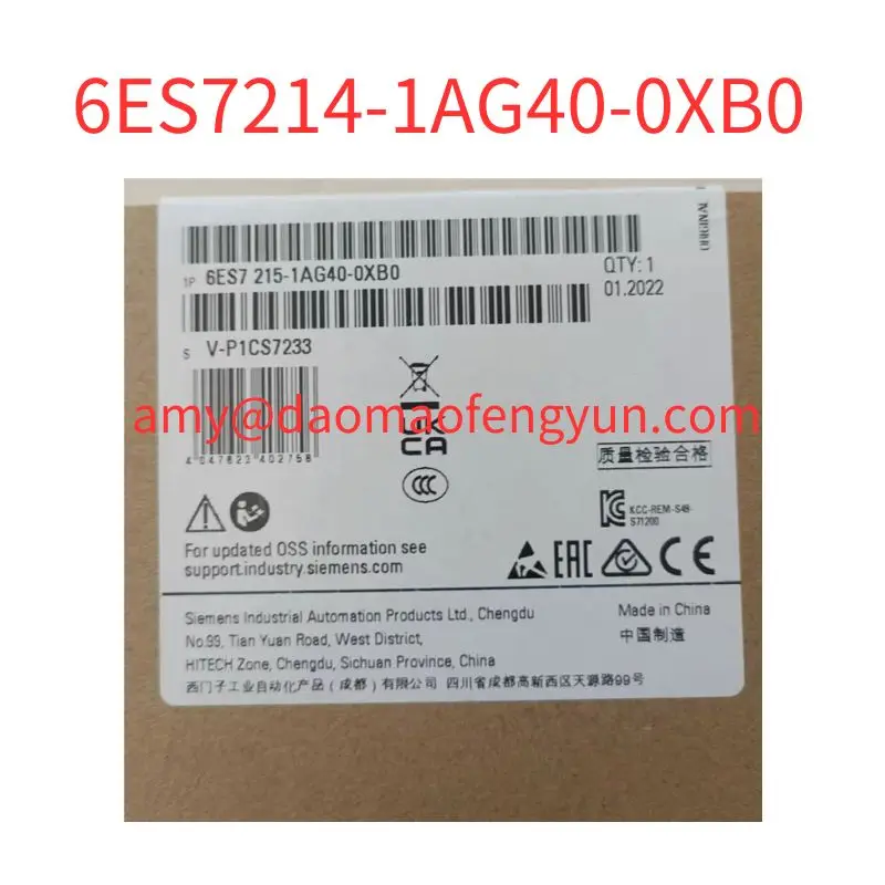 Brand new  6ES7214-1AG40-0XB0 Module 6ES7214 1AG40 0XB0