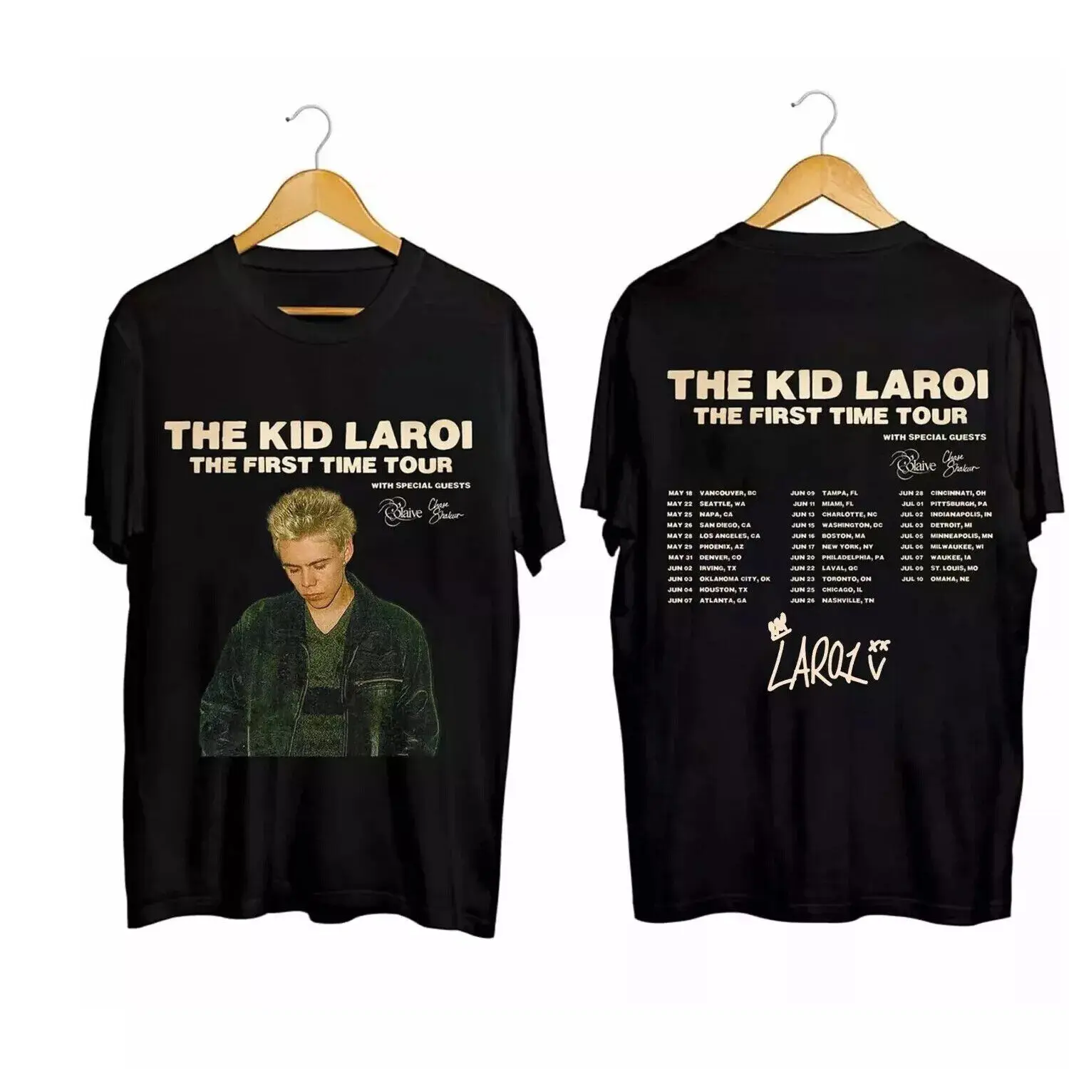 The Kid Laroi The First Time Tour US 2024 Signature T Shirt