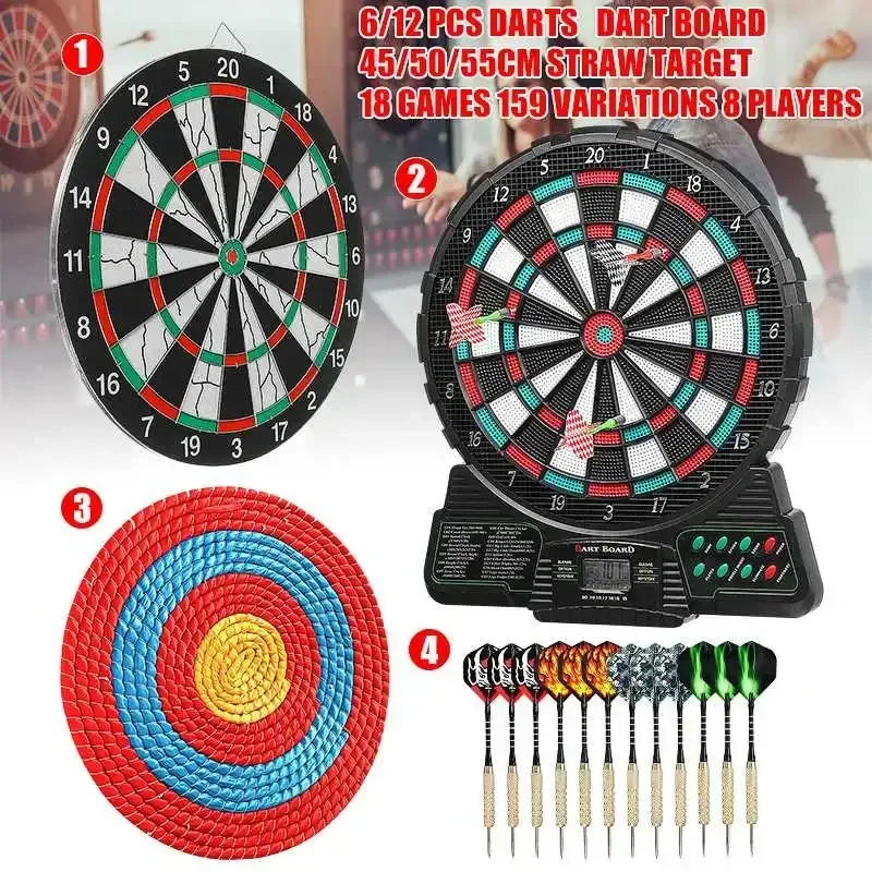 

Автоматический подсчет Dartboard Дротика настольная игра набор бытовых настенных подвешиваемых двойных фотографий набор для комнатных и уличных дротиков Целевая доска