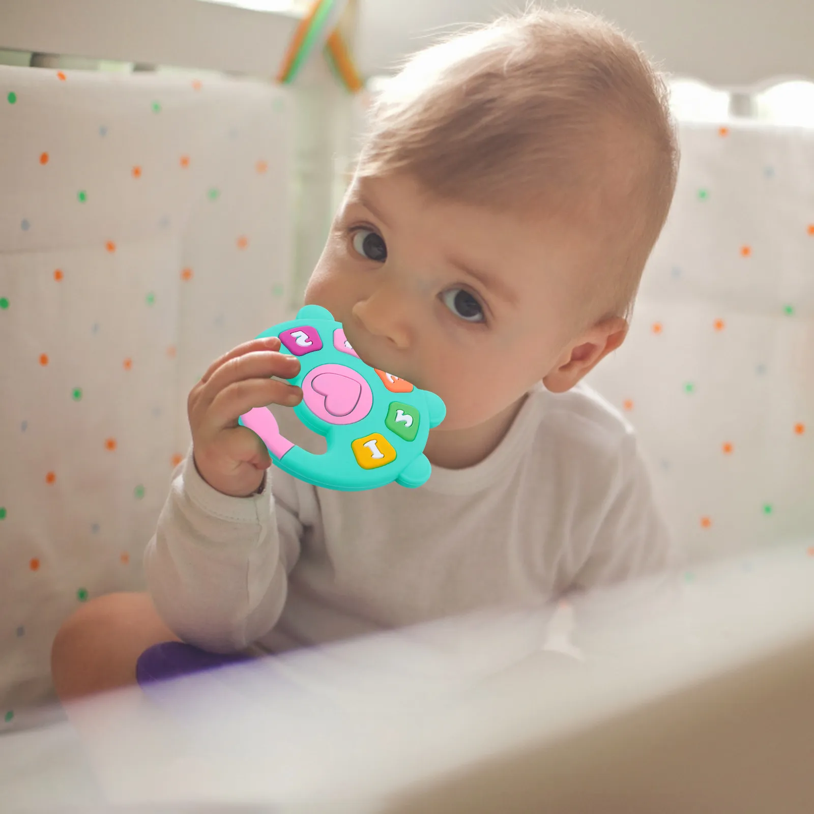 1Pcs Baby Silicone Molar Teether Soothing Infant Chewing Pacifier Teeth Grinding Solution Baby Teether Molar Toy