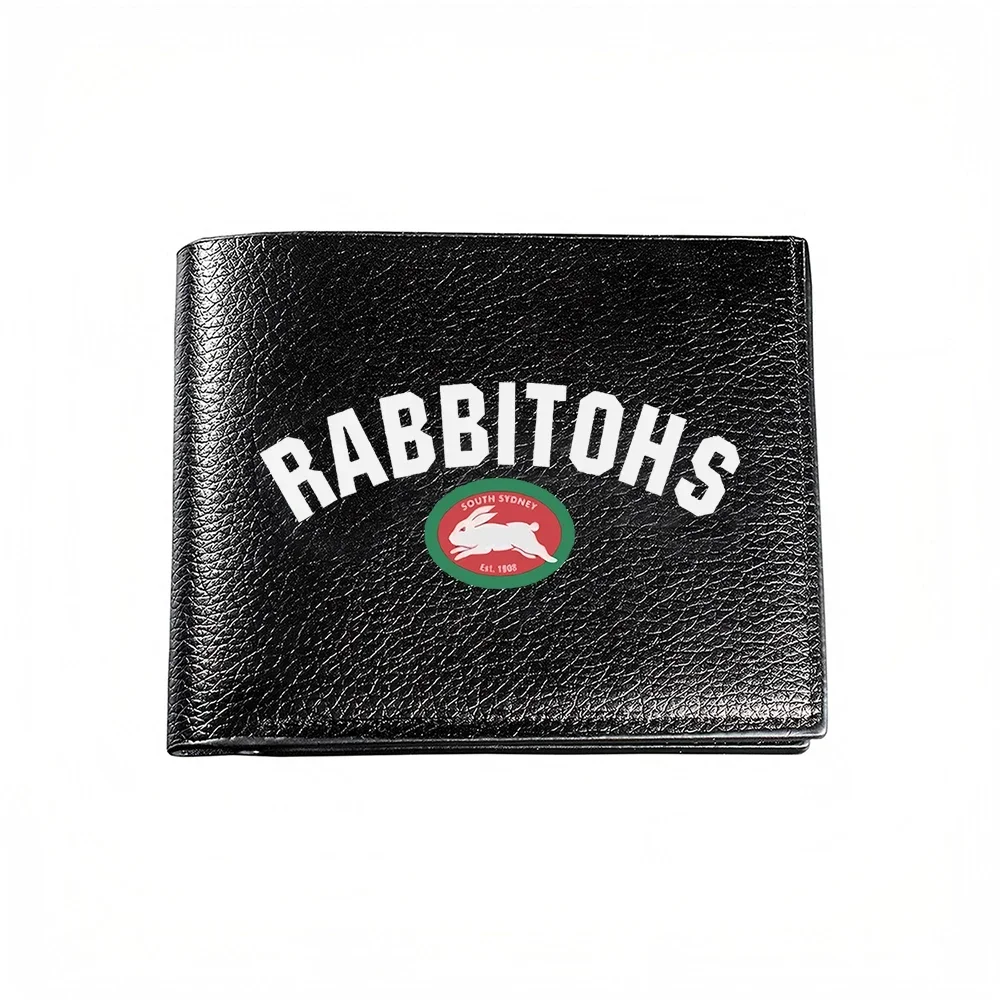 Rabbitohs South Sydney Rugby Club Logo Men's Wallet Card Holder Casual Business Fashion Print Design