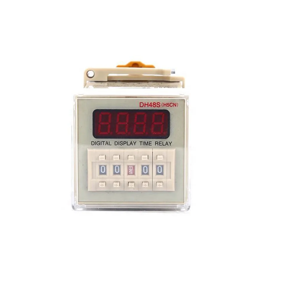 5 قطعة Aoyi DH48S-1Z الوقت التتابع 220 فولت الرقمية 24V12V380V 8 دبوس تأخير الوقت