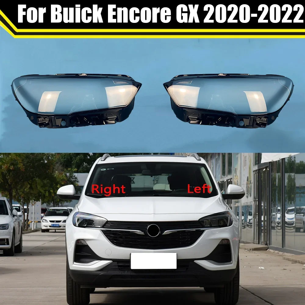 Pop Car Lens Glass Light Lamp Caps Headlamp Shell Transparent Lampshade Lampcover Headlight Cover For Buick Encore GX 2020 2021