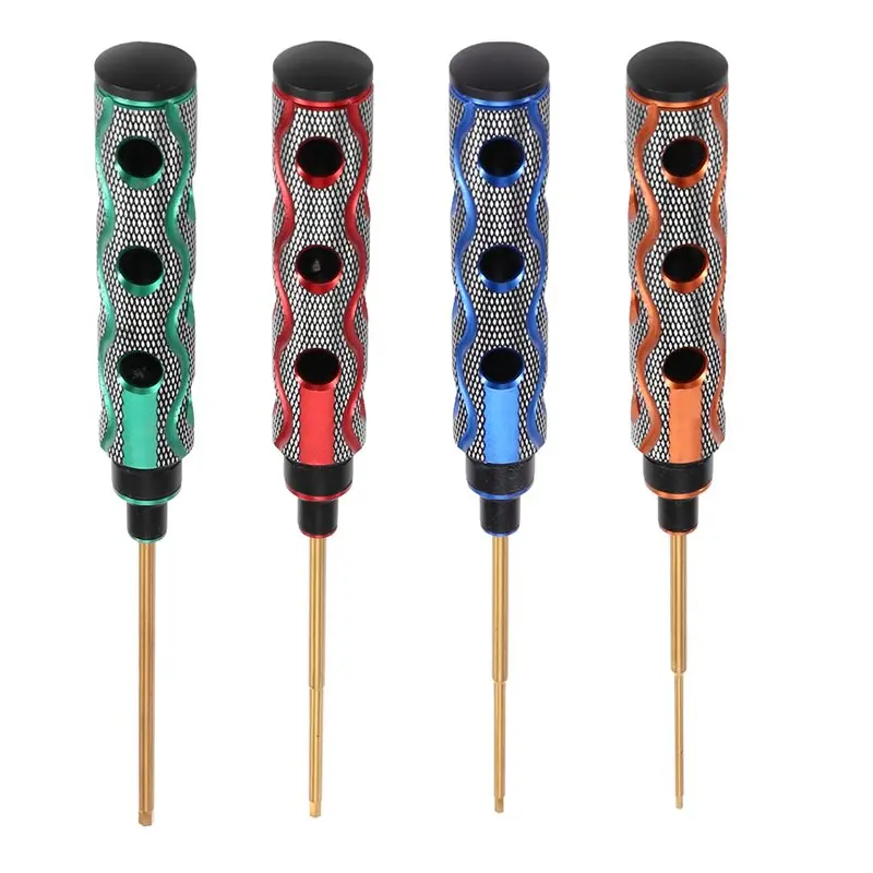 

Набор шестигранных отверток A63T 1.5мм, 2.0мм, 2.5мм, 3.0мм для радиоуправляемых моделей (дронов, самолетов, автомобилей, лодок)