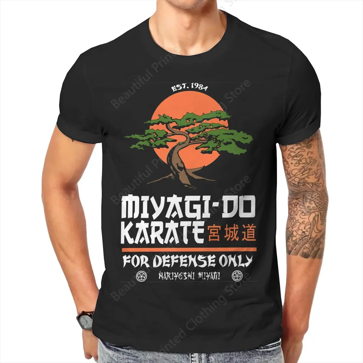 Cobra Kai Men Women Trend Fun T-shirt Miyagi Do Karate Funny Printing  T-shirts Fashion Loose Tops Street Short Sleeve