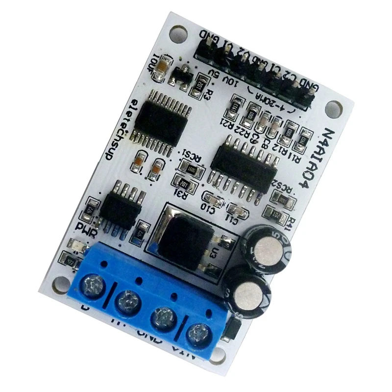 ELETECHSUP 4-20MA Módulo RS485 Modbus RTU de adquisición de señal de voltaje para instrumentos de medición de transmisor de corriente PLC