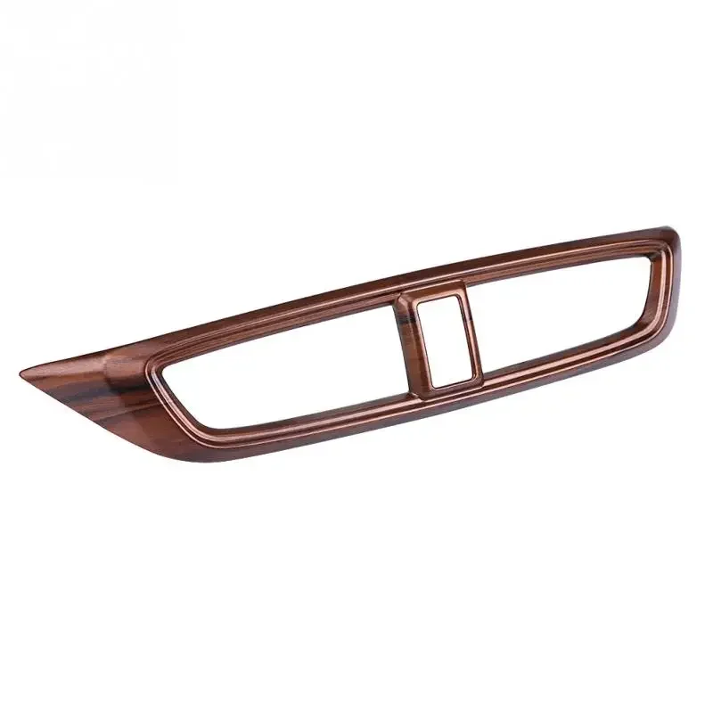 Car Console Air Conditioning Outlet Vent Cover Trim Frame for Honda CRV 2017 Peach Wood Grain Pattern Car Accessories New