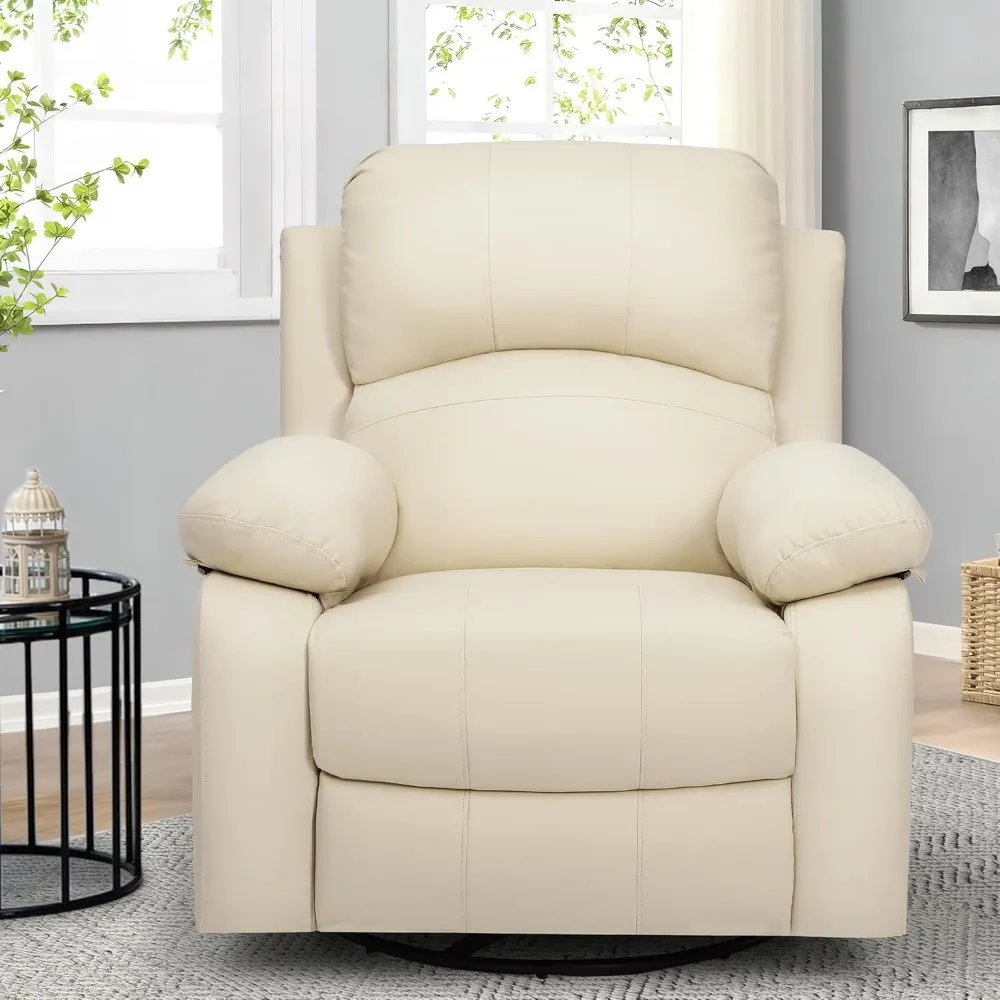 Oversized Rocker Recliner Chair with Heat and Massage, Lazy Boy Recliner with Overstuffed Armrest