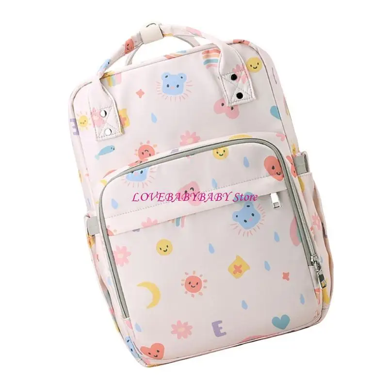 Essential Diaper Storage Backpack with Adjustable Straps for Active Parents 4XBC