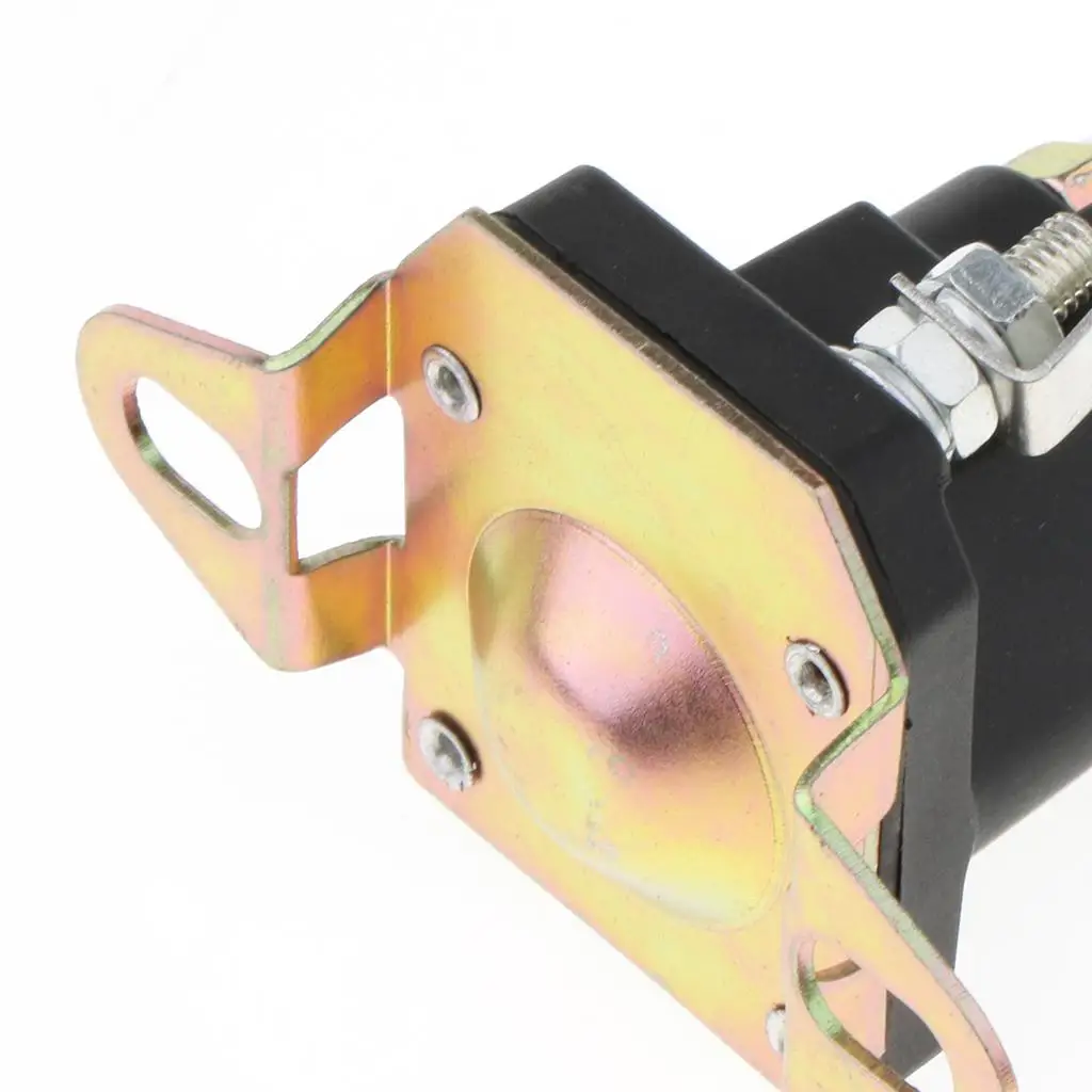 Relé de Arranque Solenoide de Alta Calidad 12V, Interruptor Electrónico de Metal Negro para Aplicaciones en Tractores Murray 94613MA