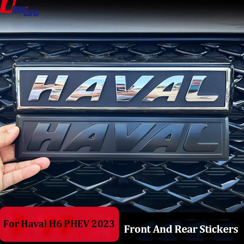 

for Haval H5 H6 Big Dog Dargo Jolion Car Front Grille Hood Logo Sticker badge Front Rear Trunk Steering Emblem Paste Accessories