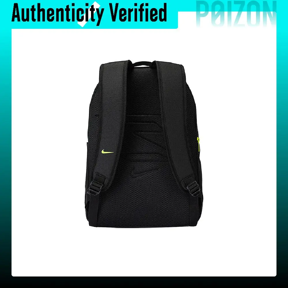 Mochila Nike 3Brand de poliéster unisex, color negro azabache, N32543004GS-001