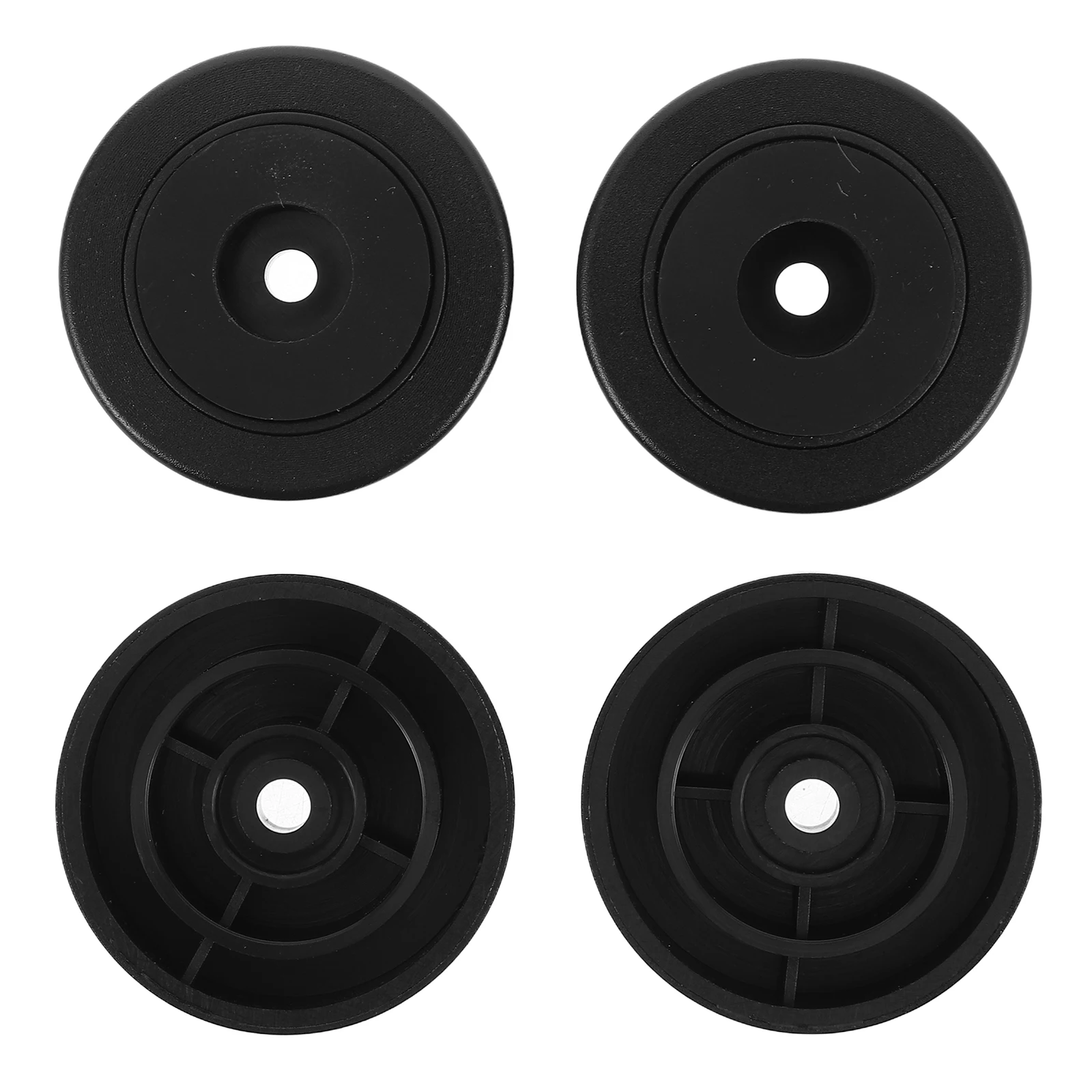 

4 Pcs Speaker Shock Base Pad Damping Acoustic Riser Rubber Feet 12mm Height 40mm Diameter Non Slip Soundproof Loudspeaker