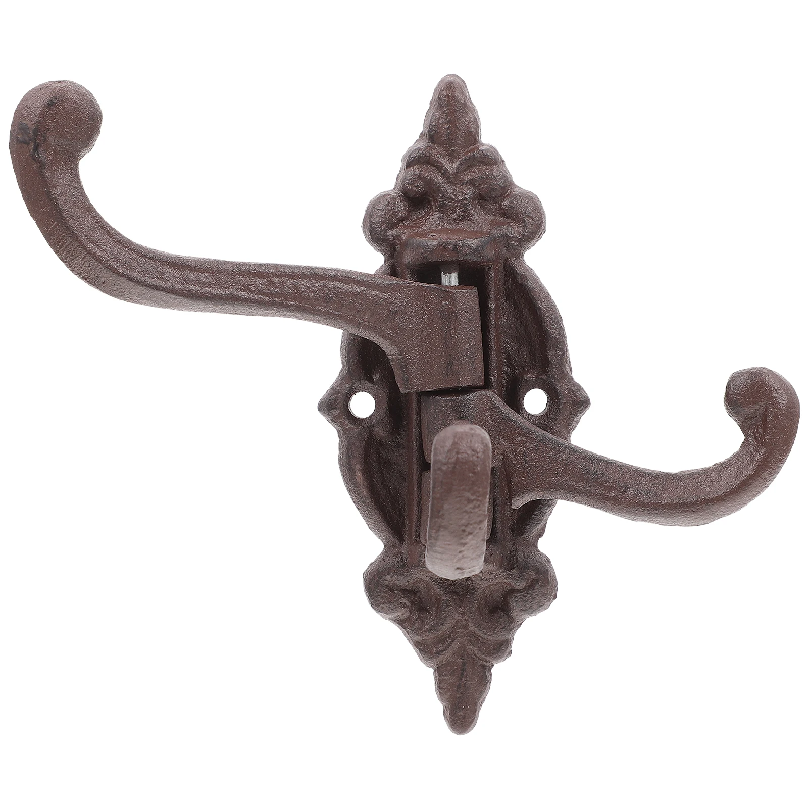 

Vintage Iron Wall HeavyDuty Coat Hanger SwingArm Hooks for Bedroom Bathroom LivingRoom WallMount Hooks Home