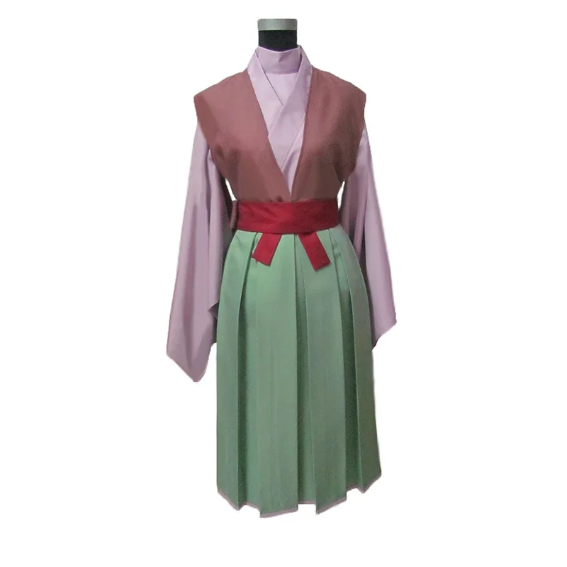 Anime HUNTER×HUNTER Alluka Zoldyck Cosplay Costume Shrewd Dawn Woman Top Belt Ribbon Kimono Suit Halloween Dresses.