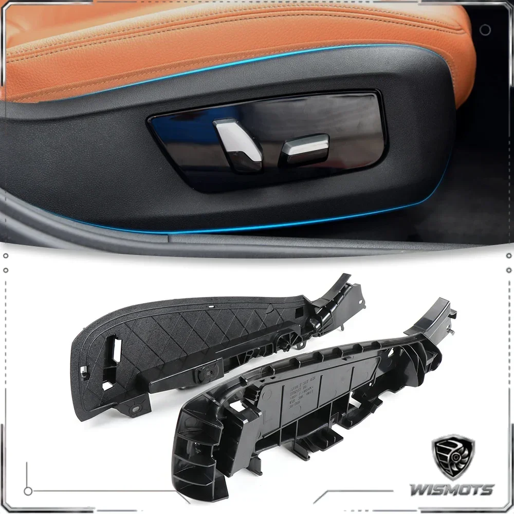 For BMW 5 7 Series 520 730 X5 X6 Car Front Left Seat Side Bracket Plastic Cover Parts 52107317458 52107317459