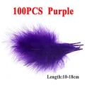 100 piezas de color púrpura
