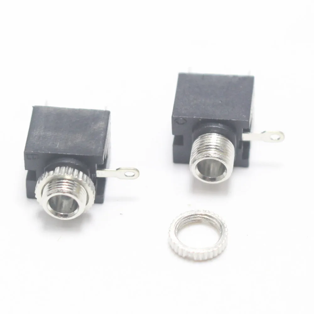 5~25Pcs Good Quality 3.5mm Female Audio Connector 3 Pin DIP Headphone Jack Socket Mono Channel PJ-301M PJ301M