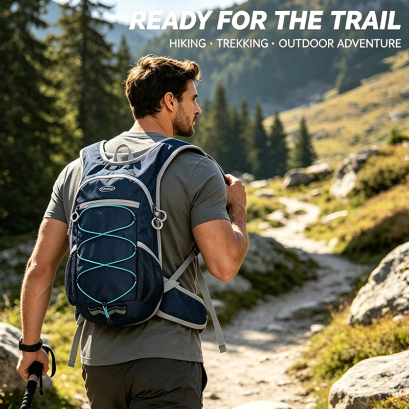 Large Capacity Waterproof Hiking Backpack Multifunctional Outdoor Sports Backpack Travel Camping Trekking Backpack for Men Women