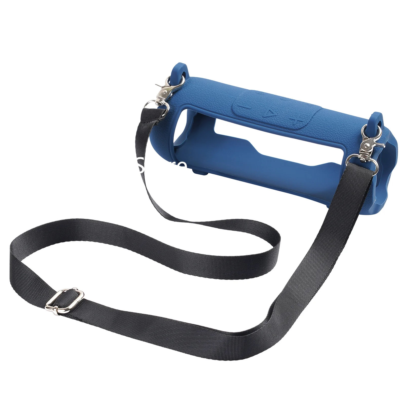 حقيبة حمل محمولة للسفر مع حزام كتف وغطاء حماية من السيليكون لمكبر الصوت JBL Flip 7