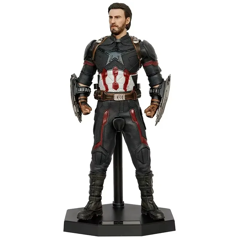 In Stock 32cm Crazy Toys Marvel Avengers Series Captain American Statue PVC Legends Action Figure Collectible Model Toys Gifts