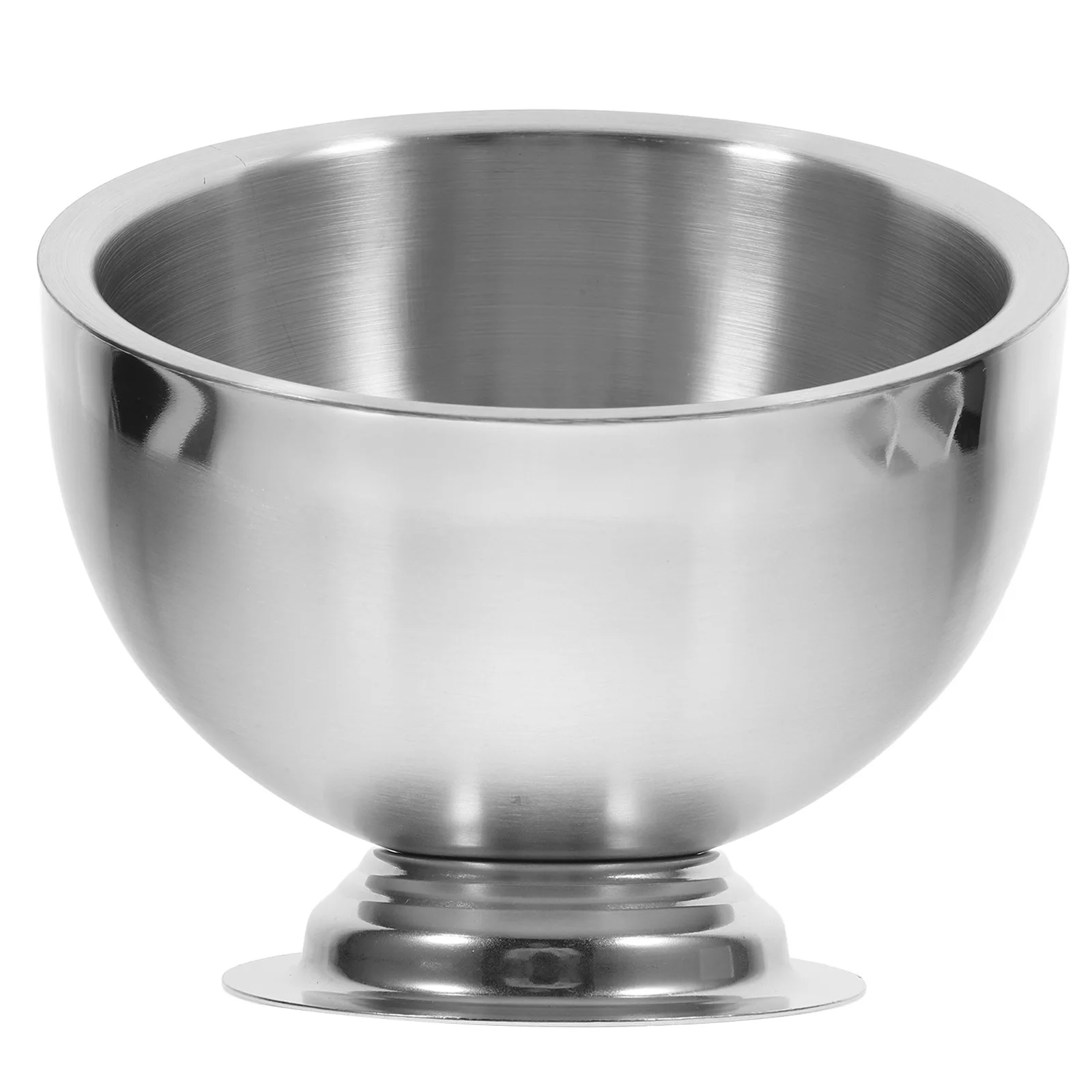 

Multipurpose Stainless Steel Serving Bowl Angled Design Ideal for Seasoning Dipping Sauces Snacks Waste Collection Home
