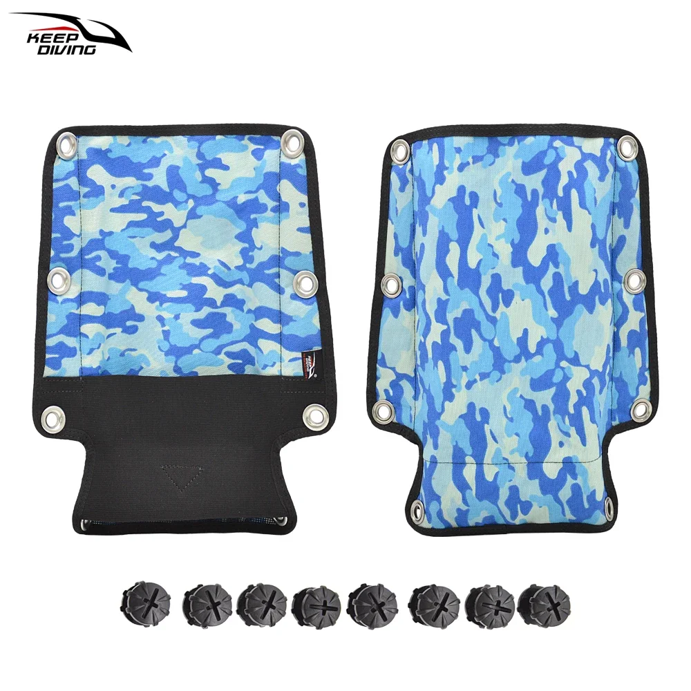 وسادة اللوحة الخلفية للغوص التقنية BCD معدات غواص دعم الظهر لوحة الكترونية معززة وسادة ناعمة للوحة الخلفية #3
