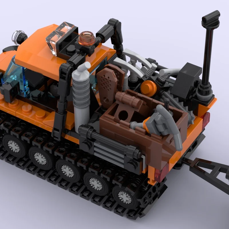 321 قطعة MOC القطب الشمالي الثلج الثعلب مدينة القطب الشمالي نموذج اللبنات العمارة تجميع اللعب الإبداعية هدايا عيد الميلاد هدايا عيد ميلاد الاطفال #2