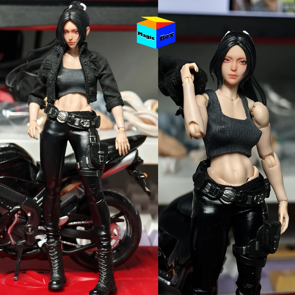 Handgefertigter weiblicher Anime im Maßstab 1:12 The King of Fighters Mai Shiranui Cosplay Kopfschnitzerei für 6 Zoll Romankey SHF Actionfigur Modell